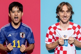 Đội hình ra sân chính thức trận Nhật Bản vs Croatia: Siêu dự bị đá chính