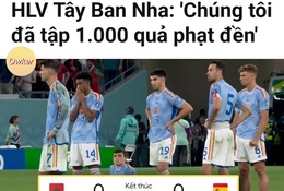 Cư dân mạng chế giễu Tây Ban Nha đá tập 1.000 quả phạt đền vẫn “tạch”