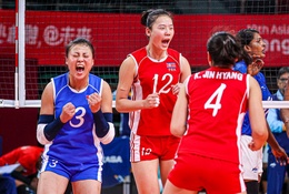 Lịch thi đấu bóng chuyền nữ ASIAD hôm nay 2/10: Triều Tiên thử lửa Trung Quốc