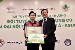 Hotboy Thể dục dụng cụ Khánh Phong nhận thưởng siêu đặc biệt cho kỳ tích HCB Asiad 19