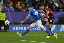 Trận Italia vs Albania chứng kiến bàn thắng nhanh nhất lịch sử Euro