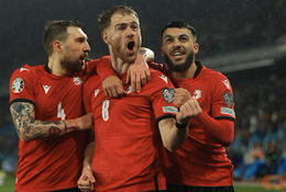 "Người tí hon" Geogria vẽ hành trình lịch sử từ kỳ EURO 2024