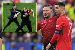 6 CĐV bị UEFA điều tra vì tràn xuống sân tiếp cận Ronaldo