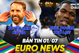BẢN TIN EURO 2024 | Ngày 1/7 | Tuyển Anh thoát thua phút bù giờ - Tây Ban Nha đụng Đức tại Tứ Kết