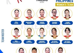 Bóng chuyền nữ Philippines chốt đội hình mạnh nhất cho SEA Games 33