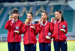Những “cô gái vàng” 4x400m tiếp sức nữ suýt phá kỷ lục SEA Games