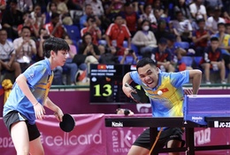 Bóng bàn Việt Nam lỡ hẹn bảo vệ HCV đôi nam nữ tại SEA Games 33