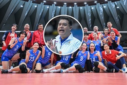 HLV đội tuyển bóng chuyền nữ Thái Lan dành lời khen cho Việt Nam