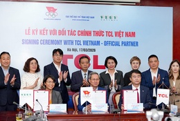 TCL và Vietcontent và Uỷ ban Olympic Việt Nam ký thỏa thuận hợp tác chiến lược