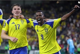 Thụy Điển trình làng cặp tiền đạo đáng sợ bậc nhất World Cup 2026