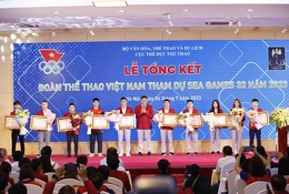 Trên 35 tỉ đồng tiền thưởng cho đoàn TTVN giành ngôi nhất toàn đoàn SEA Games 32 