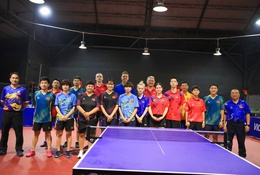 Bóng bàn Việt Nam 'thử lửa' với Nga: Nguyễn Anh Tú sáng nhất, sẵn sàng săn Vàng SEA Games 33