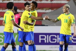 Bảng xếp hạng FIFA: Brazil soán ngôi số một của Bỉ