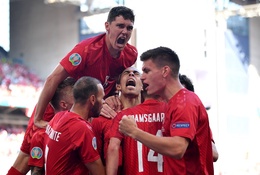 EURO 2021 chứng kiến bàn thắng nhanh nhất từ Đan Mạch