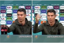 Hành động Cristiano Ronaldo đẩy chai Coca qua lăng kính của chuyên gia Marketing