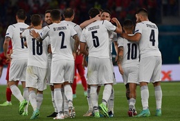 Italia của Mancini làm điều chưa từng có trong lịch sử trên đường vào bán kết EURO 2021