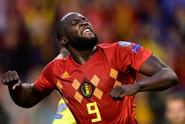 Lukaku “mắn” bàn thắng kinh ngạc với tuyển Bỉ thời Martinez