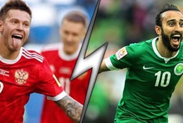 Trận khai mạc Nga - Saudi Arabia có "chỉ số hấp dẫn" thấp nhất lịch sử World Cup