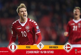 "Đại bác tầm xa" Eriksen sẽ bắn hạ "ngựa ô" Nam Mỹ Peru?