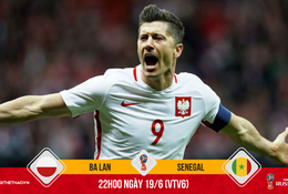 Lewandowski giúp ĐT Ba Lan thay đổi vận mệnh ở trận ra quân trước Senegal