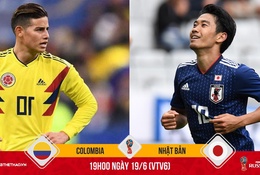 Kagawa không thắng nổi James Rodriguez, Nhật Bản khó đòi nợ trước Colombia