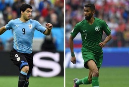 Link xem trực tiếp trận Uruguay - Saudi Arabia ở World Cup 2018