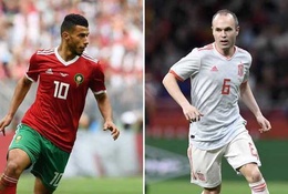 Link xem trực tiếp trận Tây Ban Nha - Morocco ở World Cup 2018