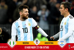 Đặt cược vào “canh bạc 2 Messi”, Argentina quyết đánh bại Nigeria