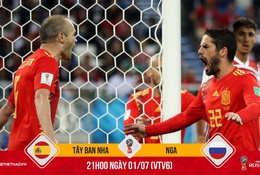 Isco nối dài kỷ lục ghi bàn, Tây Ban Nha tiễn chủ nhà Nga ra khỏi giải?