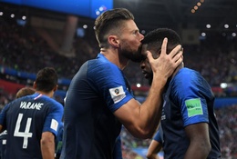 Giroud - Lukaku "tàng hình" và những con số khó tin khi Pháp hạ Bỉ tiến vào chung kết World Cup