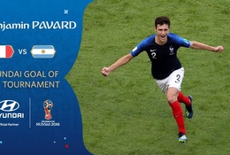 Siêu phẩm của Pavard trước Argentina là "bàn thắng đẹp nhất World Cup 2018"