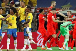 Hãng thống kê dự đoán Brazil vào chung kết World Cup 2018 và…