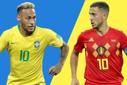 Link xem trực tiếp trận Brazil - Bỉ ở World Cup 2018