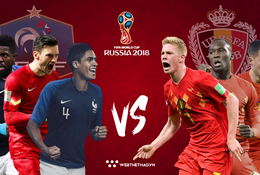 Chỉ số tấn công "khủng" của Bỉ khiến tuyển Pháp lo sợ ở bán kết World Cup?