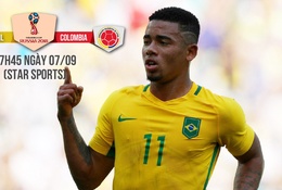 Brazil - Colombia: Đằng sau sự thăng hoa của “số 9” Gabriel Jesus
