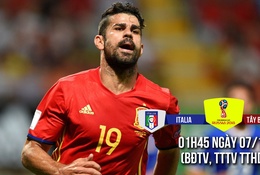 Italia - Tây Ban Nha: Diego Costa xóa ác mộng ở La Roja