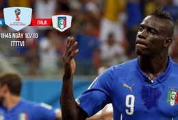 Macedonia - Italia: Azzurri lại thấy nhớ Balotelli