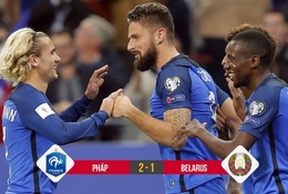 Video: Pháp đoạt vé đến World Cup, Hà Lan bị loại