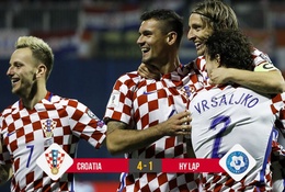 Video: Modric “mở hàng” giúp Croatia cầm chắc vé dự World Cup