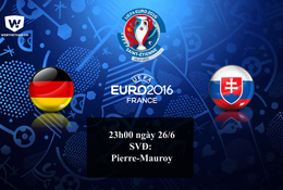 Đức vs Slovakia: Hành trình vào vòng 1/8