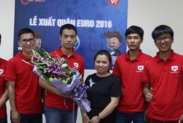 Bóng đá TV đưa tin về Lễ xuất quân tác nghiệp tại EURO 2016 của Webthethao.vn