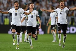 V.League với EURO 2016: Tuyển Đức giải quyết Pháp trong 90 phút