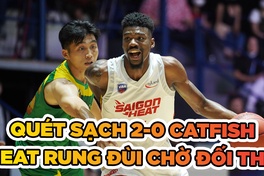 Quét sạch Cantho Catfish, Saigon Heat chờ đối thủ ở Chung kết