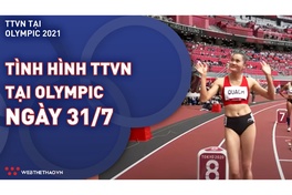 Nhật ký đoàn Thể thao Việt Nam tại Olympic Tokyo ngày 31/7