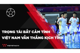 Trọng tài bắt theo cảm tính, ĐT futsal Việt Nam vẫn thắng kịch tính Panama tại World Cup 2021