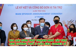 Bia Saigon trở thành nhà tài trợ kim cương thứ 3 của SEA Games 31