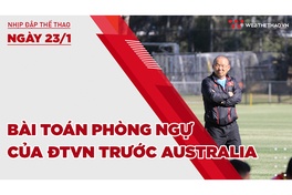Nhịp đập thể thao | 23/1: HLV Park Hang Seo và bài toán phòng ngự của ĐTVN trước Australia