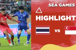Highlights U23 Thái Lan vs U23 Singapore | Bóng đá nam SEA Games 31