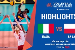 Highlights bóng chuyền nữ | Italia vs Ba Lan | giải Volleyball Nations League 2022