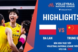Highlights bóng chuyền nữ | Ba Lan vs Trung Quốc | giải Volleyball Nations League 2022